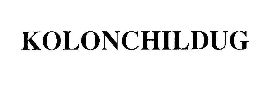 Mẫu nhãn hiệu KOLONCHILDUG