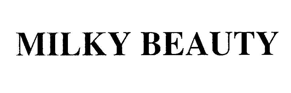 Mẫu nhãn hiệu MILKY BEAUTY