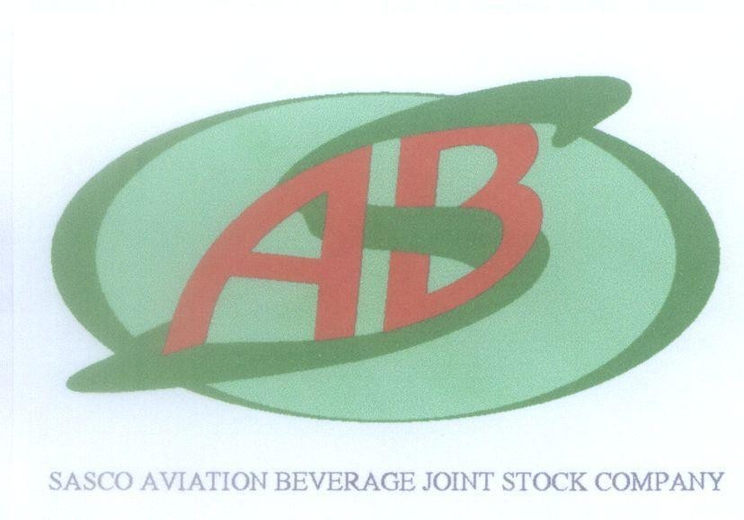 Mẫu nhãn hiệu A B S SASCO AVIATION BEVERAGE JOINT STOCK COMPANY