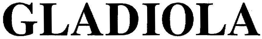 Mẫu nhãn hiệu GLADIOLA