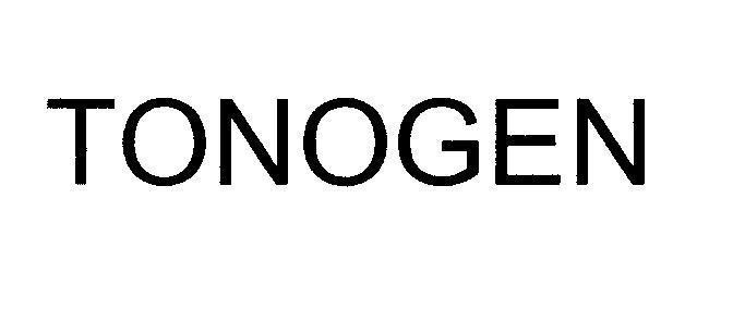 Mẫu nhãn hiệu TONOGEN