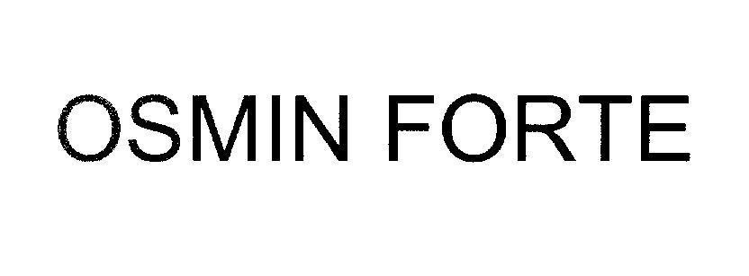 Mẫu nhãn hiệu OSMIN FORTE
