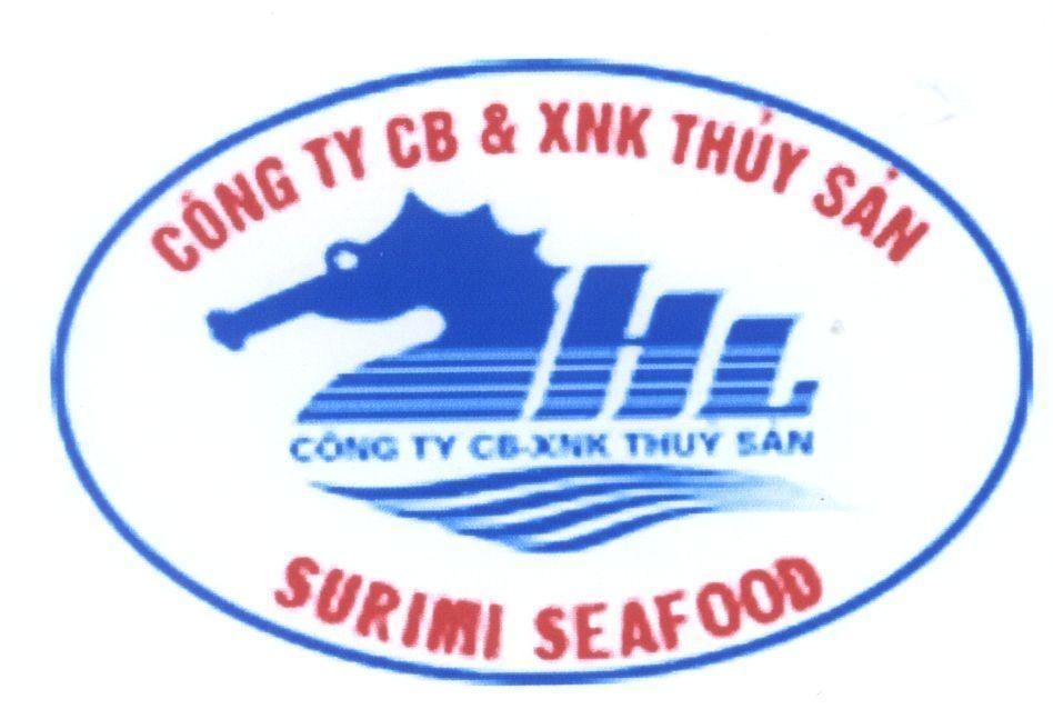 Mẫu nhãn hiệu Công ty CB & XNK thuỷ sản SURIMI SEAFOOD