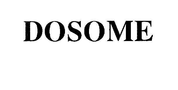 Mẫu nhãn hiệu DOSOME