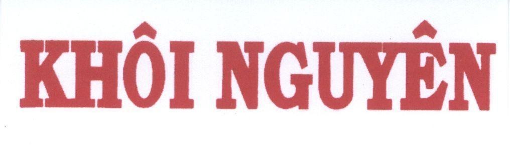 Mẫu nhãn hiệu KHÔI NGUYÊN