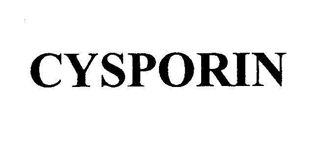 Mẫu nhãn hiệu CYSPORIN