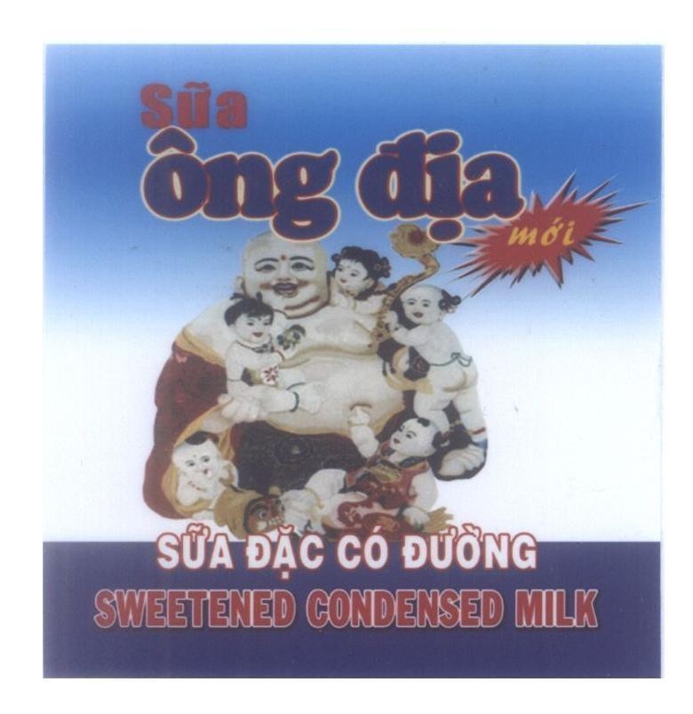 Mẫu nhãn hiệu Sữa ông địa (mới) Sữa Đặc Có Đường SWEETENED CONDENSED MILK