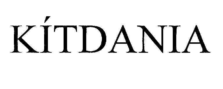 Mẫu nhãn hiệu KITDANIA