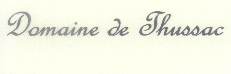 Mẫu nhãn hiệu Domaine de Thussac