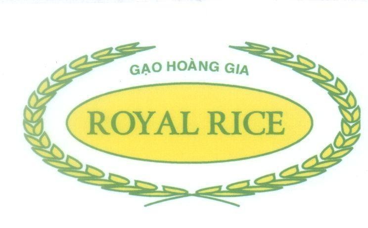 Mẫu nhãn hiệu ROYAL RICE Gạo Hoàng Gia