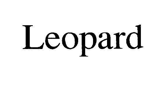 Mẫu nhãn hiệu Leopard