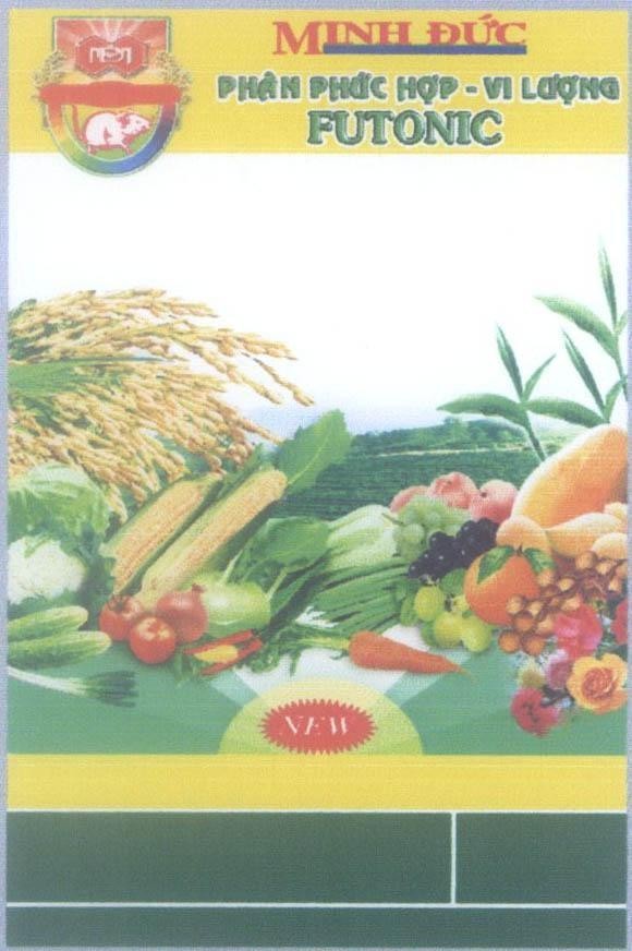 Mẫu nhãn hiệu Minh Đức M D FUTONIC