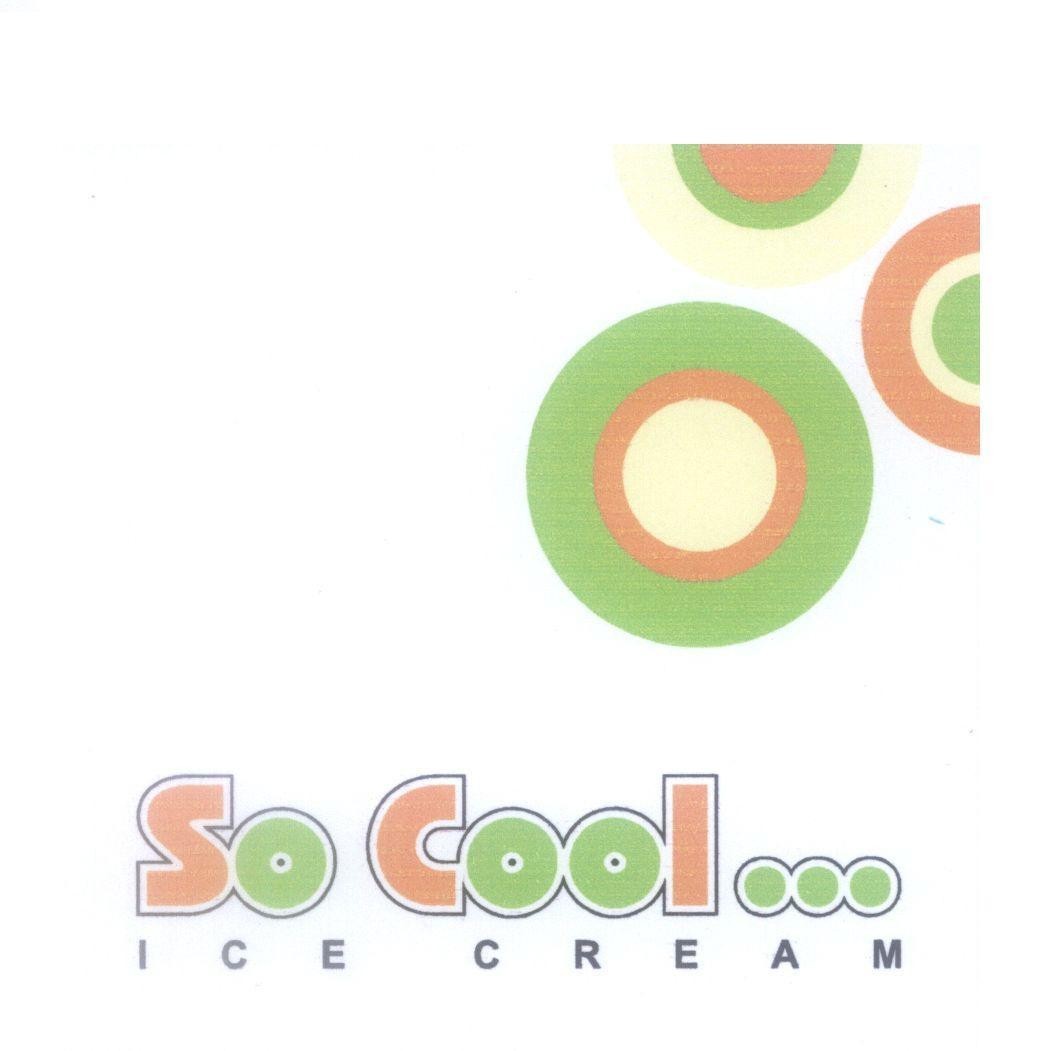Mẫu nhãn hiệu So Cool ICE CREAM