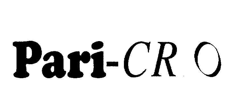 Mẫu nhãn hiệu Pari-CR O