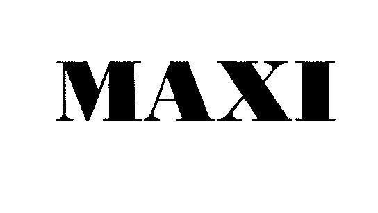 Mẫu nhãn hiệu MAXI