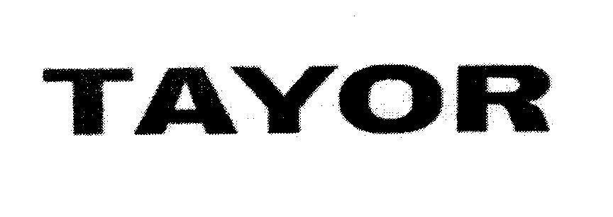Mẫu nhãn hiệu TAYOR