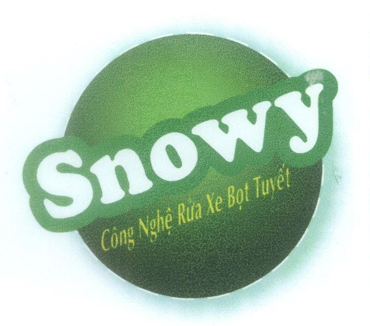 Mẫu nhãn hiệu Snowy Công Nghệ Rửa Xe Bọt Tuyết