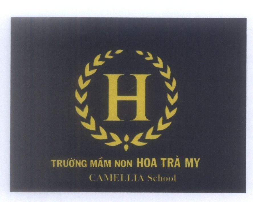 Mẫu nhãn hiệu H Trường mầm non Hoa Trà My CAMELLIA School