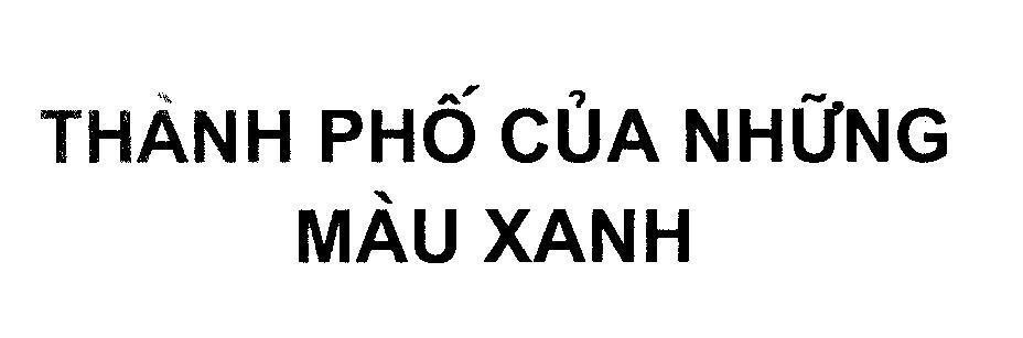 Mẫu nhãn hiệu Thành Phố Của Những Màu Xanh
