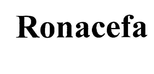 Mẫu nhãn hiệu Ronacefa