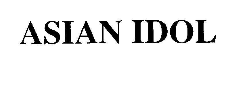 Mẫu nhãn hiệu ASIAN IDOL