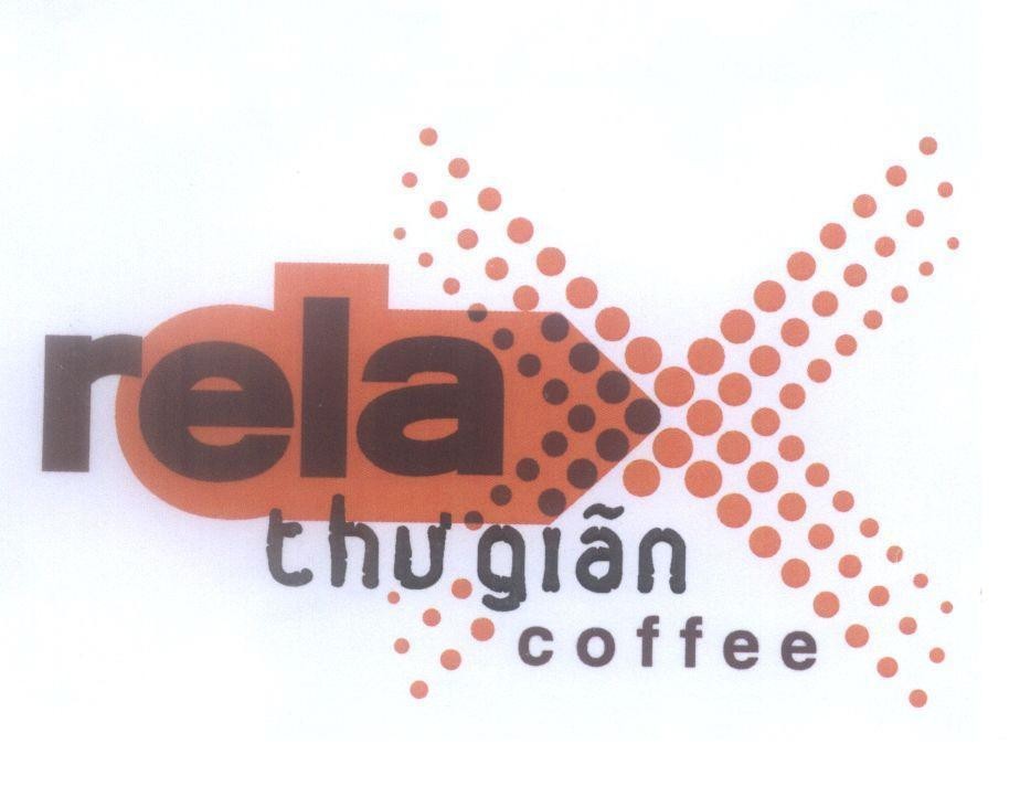 Mẫu nhãn hiệu relax thư giãn coffee