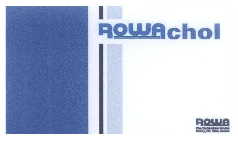 Mẫu nhãn hiệu ROWA ROWAchol Pharmaceuticals Limited Bantry, Co.Cork, Ireland