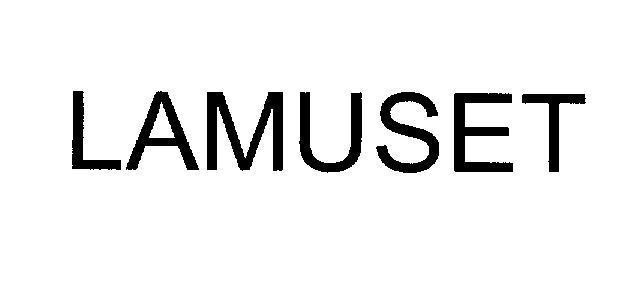 Mẫu nhãn hiệu LAMUSET