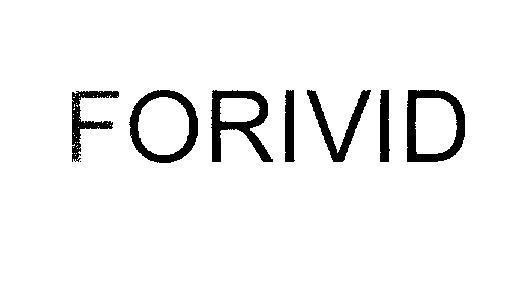 Mẫu nhãn hiệu FORIVID