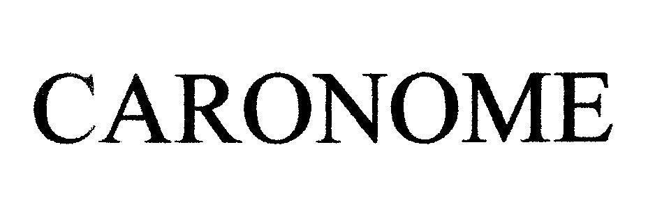 Mẫu nhãn hiệu CARONOME