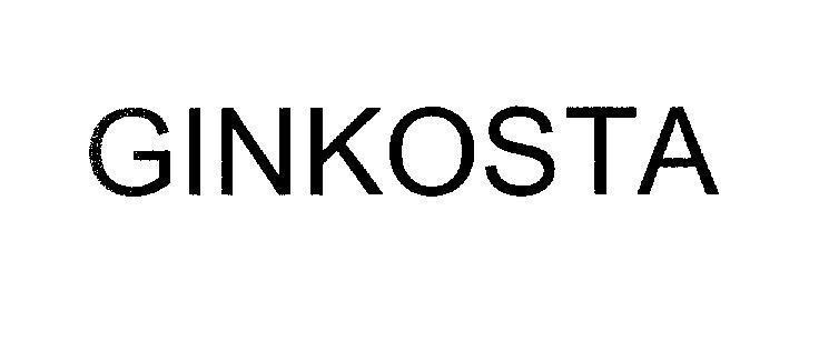 Mẫu nhãn hiệu GINKOSTA