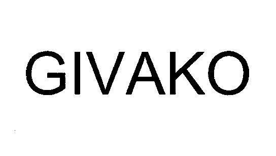 Mẫu nhãn hiệu GIVAKO
