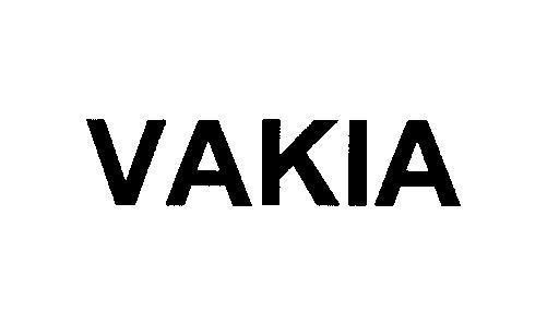 Mẫu nhãn hiệu VAKIA