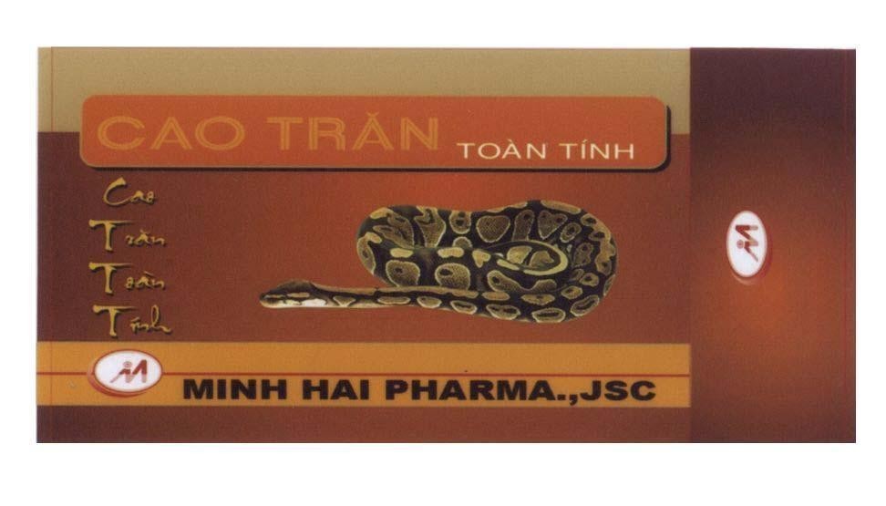 Mẫu nhãn hiệu M MINH HAI PHARMA., JSC Cao Trăn Toàn Tính
