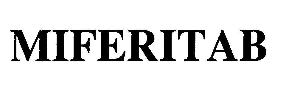 Mẫu nhãn hiệu MIFERITAB