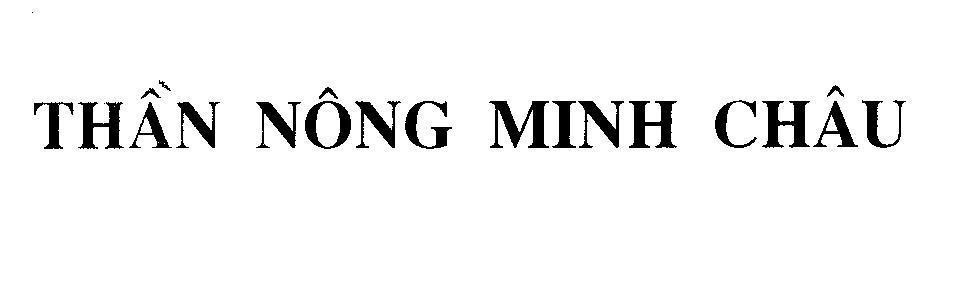Mẫu nhãn hiệu Thần Nông Minh Châu