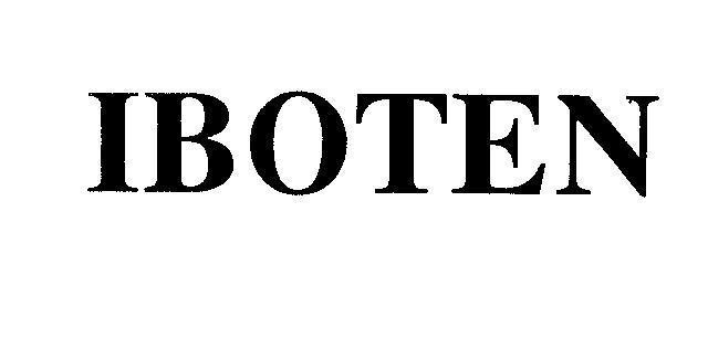 Mẫu nhãn hiệu IBOTEN