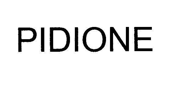 Mẫu nhãn hiệu PIDIONE