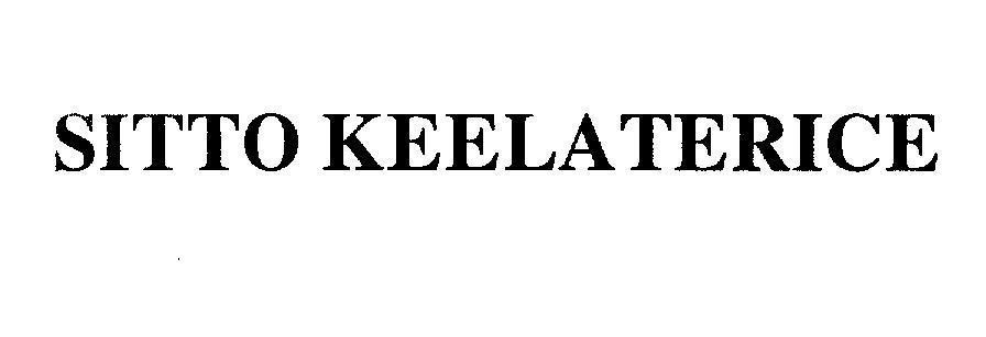 Mẫu nhãn hiệu SITTO KEELATERICE