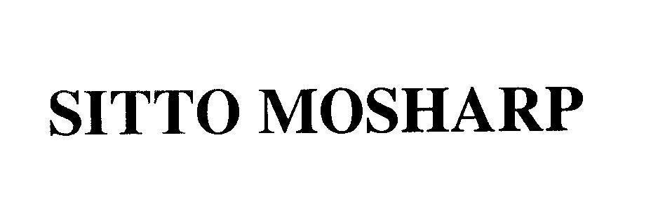 Mẫu nhãn hiệu SITTO MOSHARP