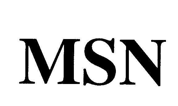 Mẫu nhãn hiệu MSN