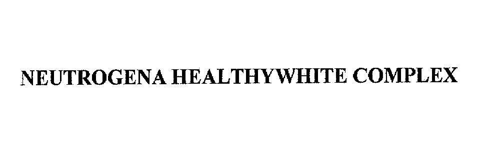 Mẫu nhãn hiệu NEUTROGENA HEALTHYWHITE COMPLEX
