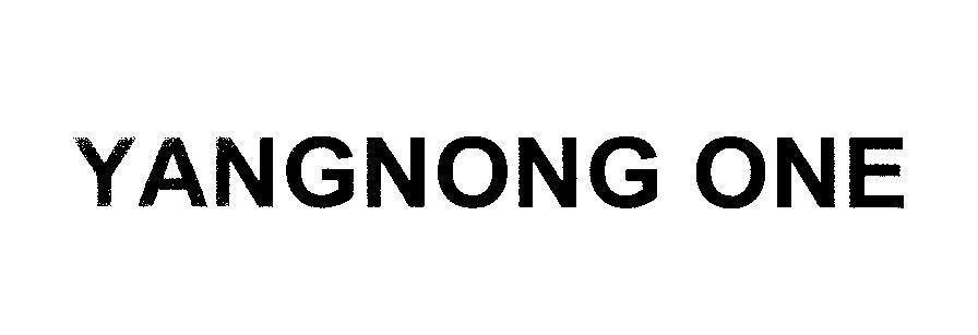 Mẫu nhãn hiệu YANGNONG ONE
