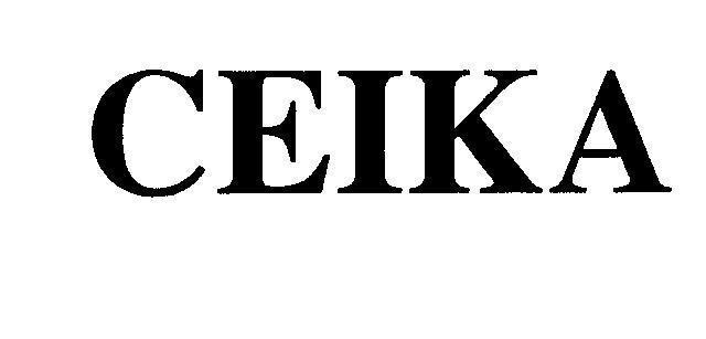 Mẫu nhãn hiệu CEIKA