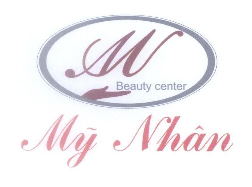 Mẫu nhãn hiệu MN Beauty center Mỹ Nhân