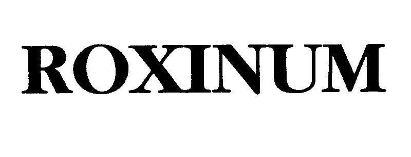 Mẫu nhãn hiệu ROXINUM