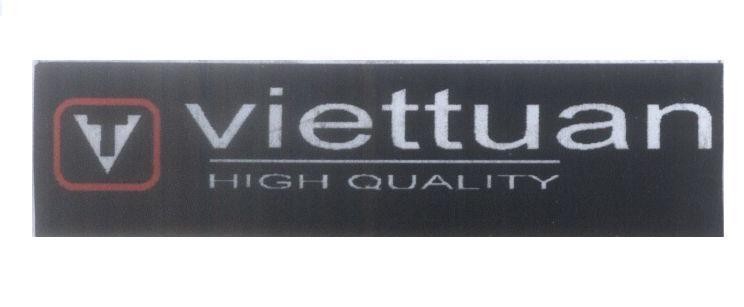 Mẫu nhãn hiệu V viettuan HIGH QUALITY