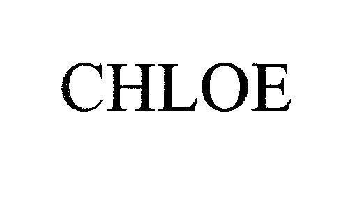 Mẫu nhãn hiệu CHLOE