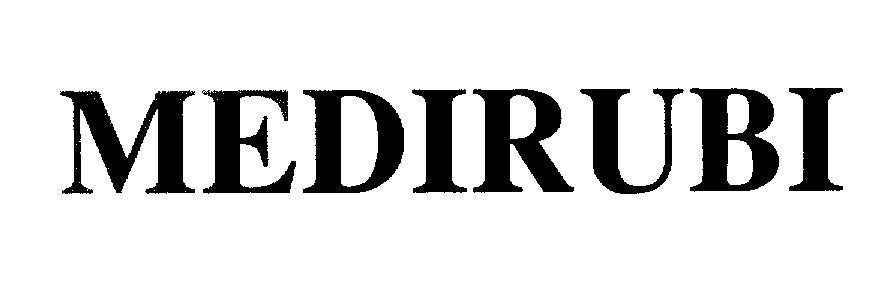 Mẫu nhãn hiệu MEDIRUBI