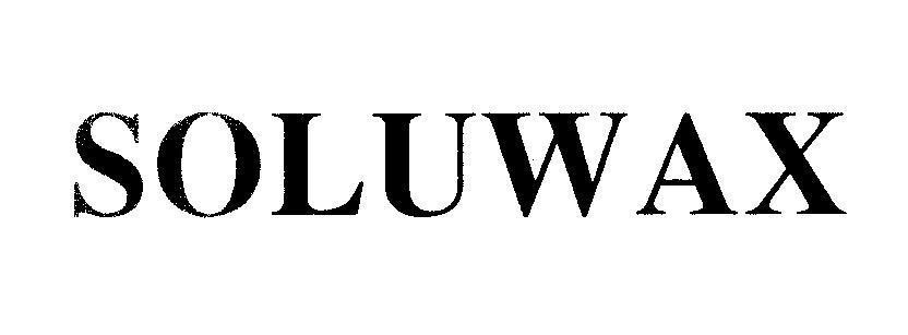 Mẫu nhãn hiệu SOLUWAX